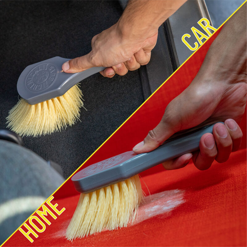 NEW Yellow Stiffy Brush for Carpets and Durable Surfaces