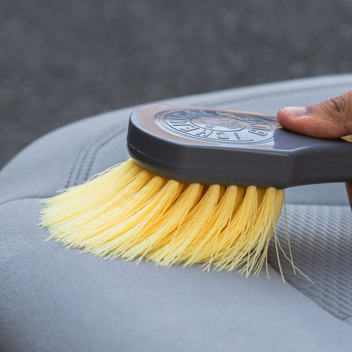 NEW Yellow Stiffy Brush for Carpets and Durable Surfaces