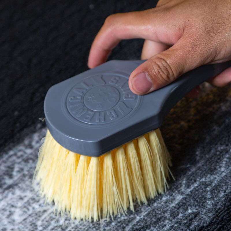 NEW Yellow Stiffy Brush for Carpets and Durable Surfaces