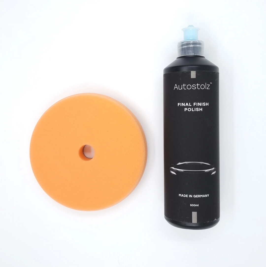 Matched Combo - Final Finish Polish Compound and Orange Polishing Finishing Pad