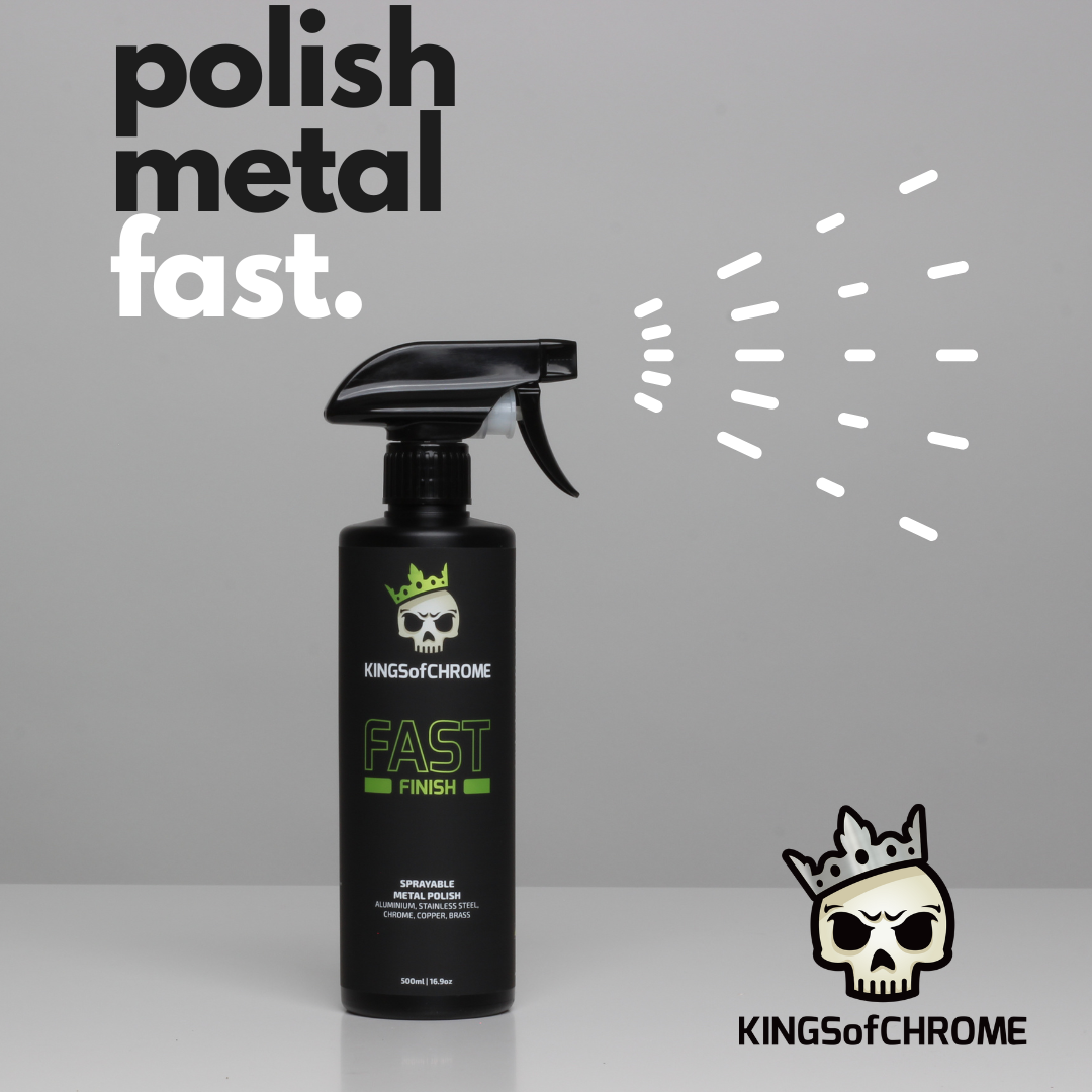 Kings Of Chrome Fast - Sprayable Metal Polish 500ml - the Fastest & Easiest Metal Polish