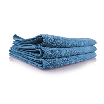 Workhorse Blue Professional Grade Microfiber Towel 16"X16" (Windows) (3 Pack)